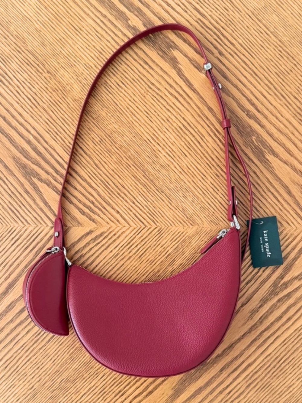 KATE SPADE Duo Crossbody Bag - Red Jam - Picture 2 of 15